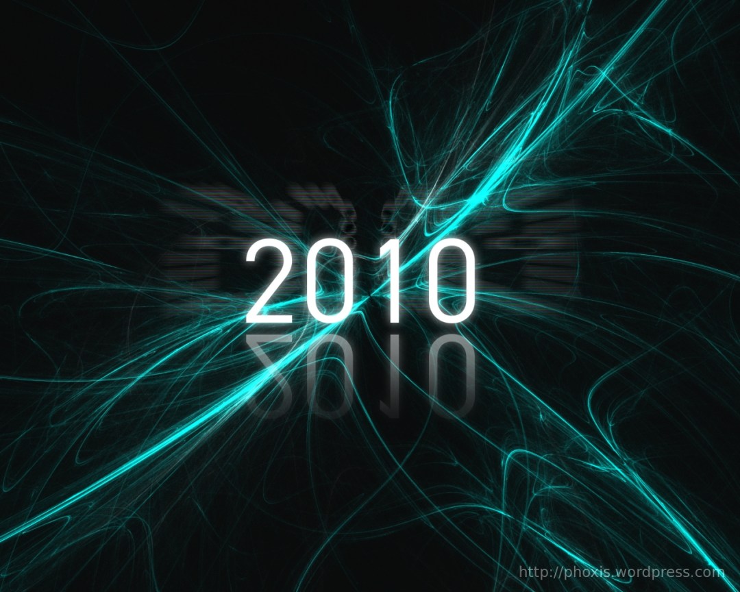 new year 2010 wallpaper final product
