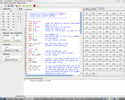 screen Simulator Screenshot